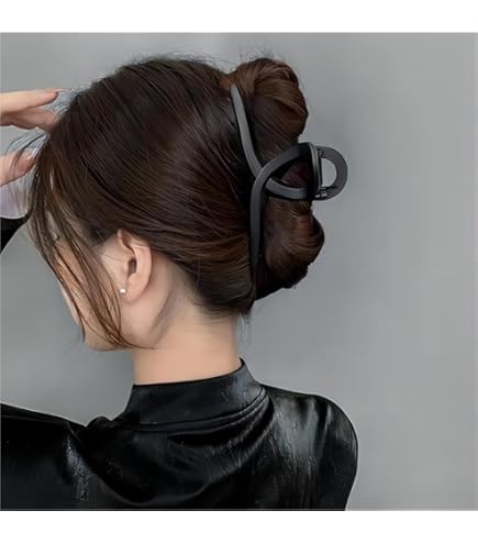 Amazon.co.jp: ヘアクリップ 大きめ しっかりとまる 15cm 髪 クリップ